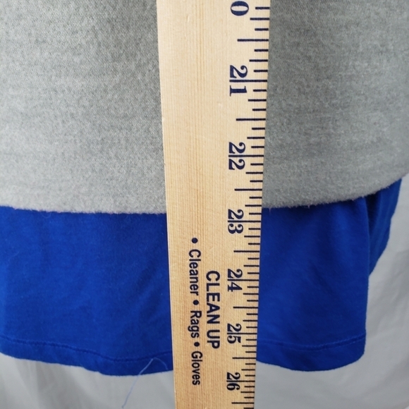 Forever 21 Gray Long Sleeve Asymmetrical Zipper Foldover Collar Sz S - Picture 4 of 7